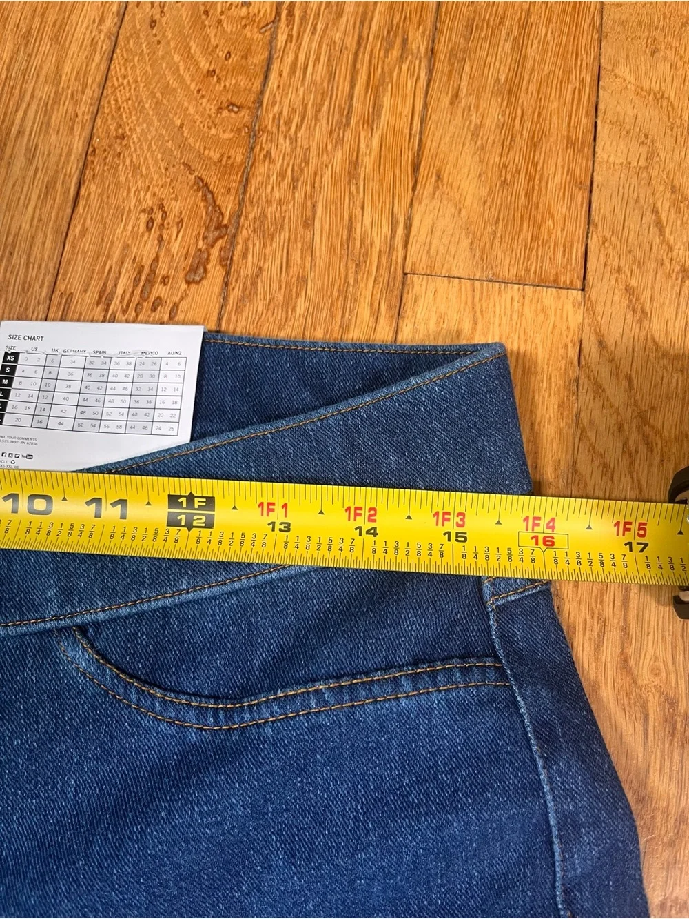 HUE Indigo Stretch Jeggings